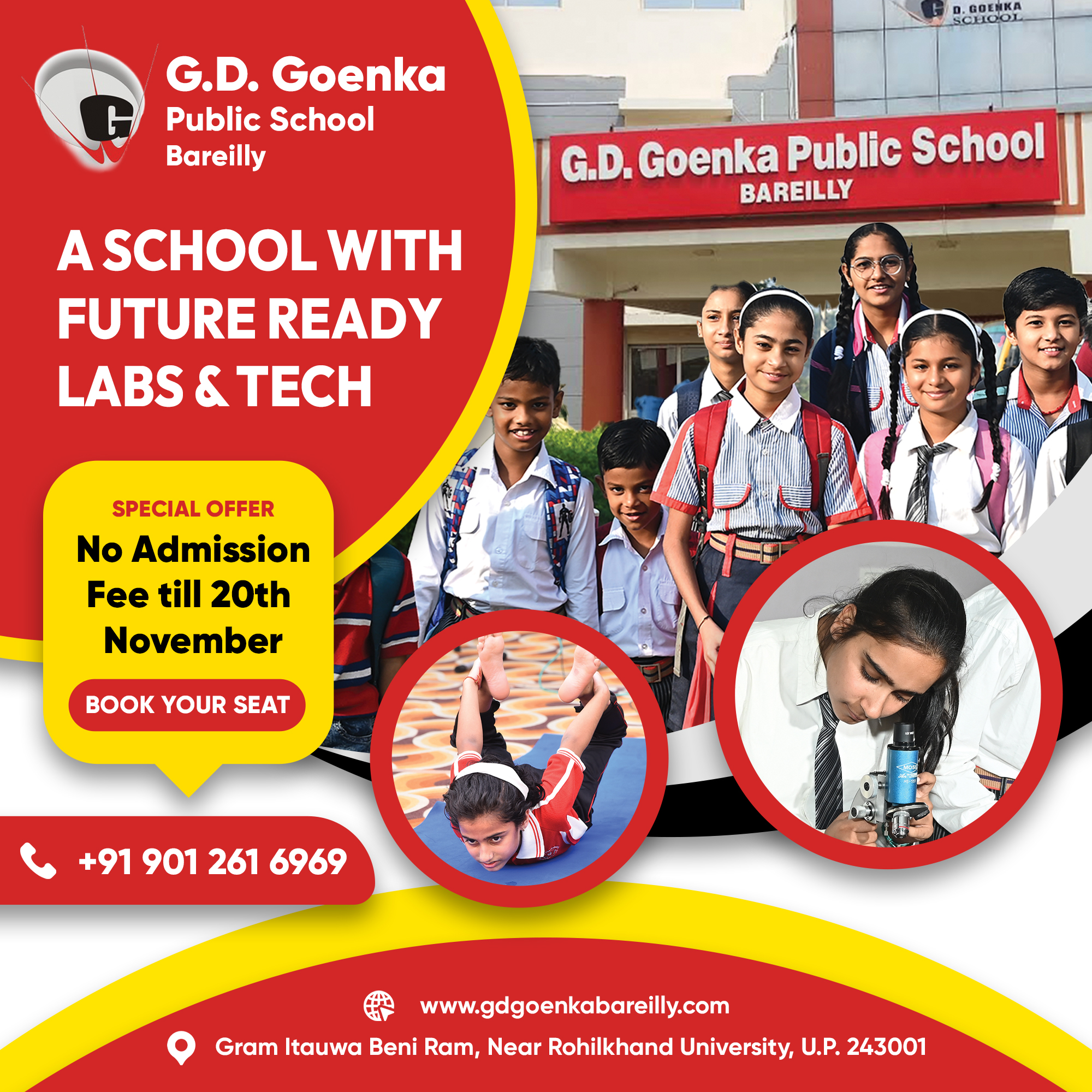 Admission Open Poster